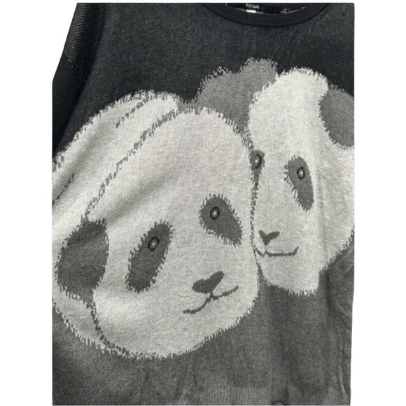 Kensie Panda Bear Lightweight Sweater, Size XL, New with Tag MSRP $89 - Picture 2 of 7